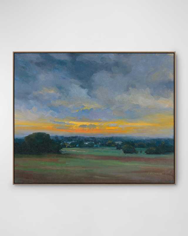 "Soir d'Automne" Framed Giclee by Pascal Giroud